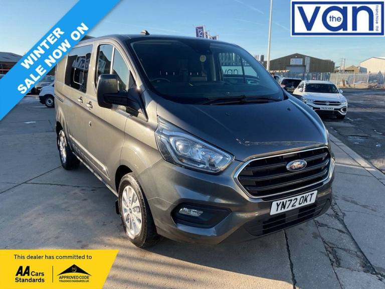2022 Ford Transit Custom 2.0 300 EcoBlue Limited Crew Van Double Cab 5dr Diesel Manual L1 H1 Euro...