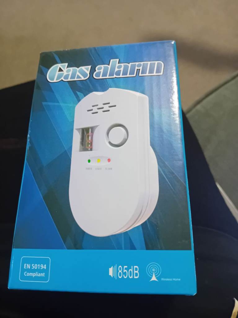 New Gas Alarm – EN 50194 Compliant, 85dB