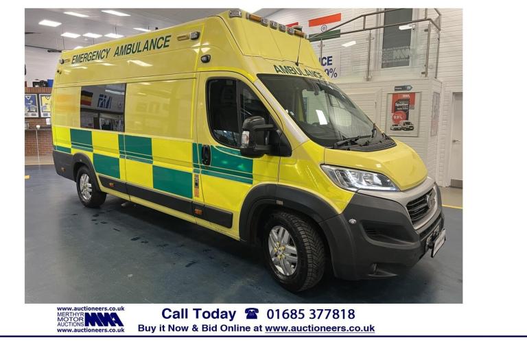 2018 Fiat Ducato 42 MAXI 2.3 MULTIJET II 176PS AMBULANCE C/W STRETCHER RAMP (EURO 6) PANEL VAN Di...