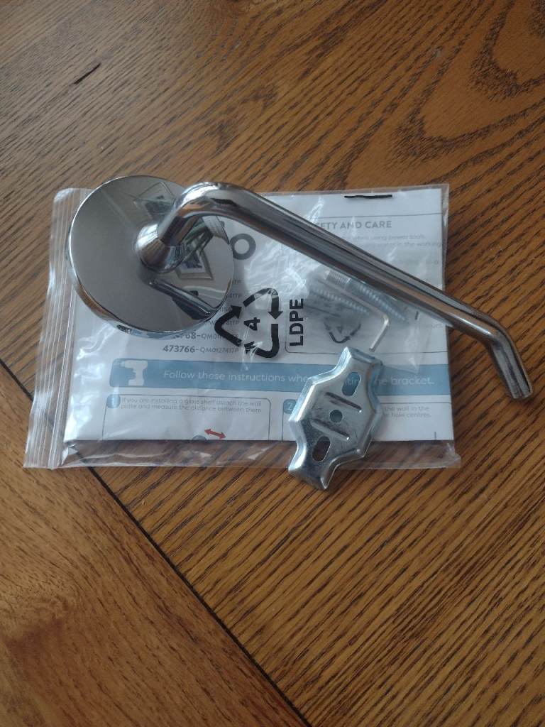 New Iflo Milton Toilet Roll Holder – Chrome Finish