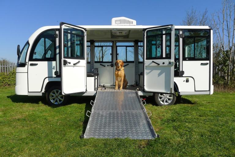 Marshell DN-14C Electric People Carrier with wheelchair ramp. Only 15km!