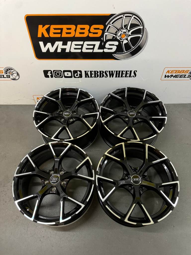 18" AUDI 2023 RS3 STYLE ALLOY WHEELS A3 A4 A6 A7 A8 S3 S4 S6 S7 S8 RS3 RS4 Q2 Q3 Q5 VW