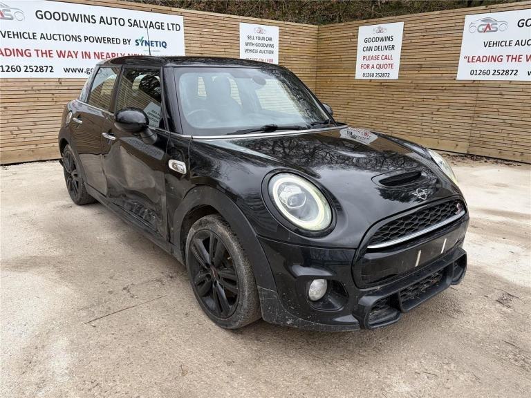 2019 MINI HATCH COOPER S SPORT 2.0T DAMAGED REPAIRABLE SALVAGE 