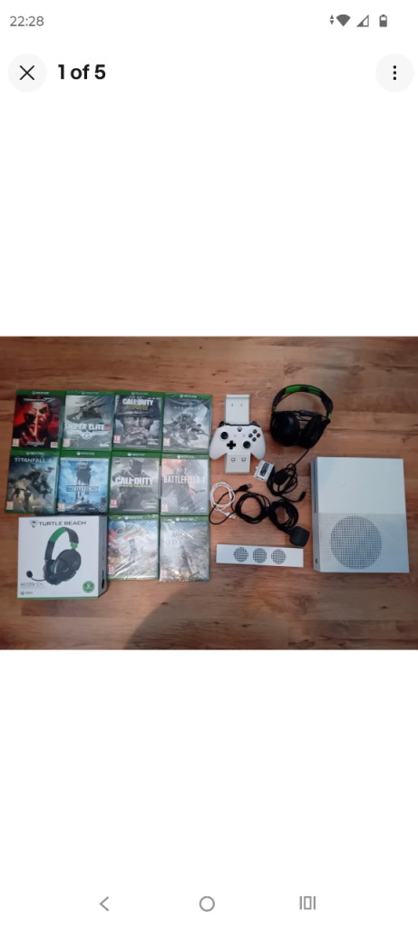 Xbox one s 512GB with Games 