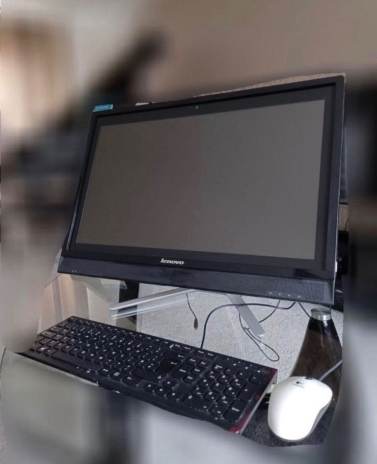 Lenovo All-in-One PC Desktop with Keyboard and Mouse