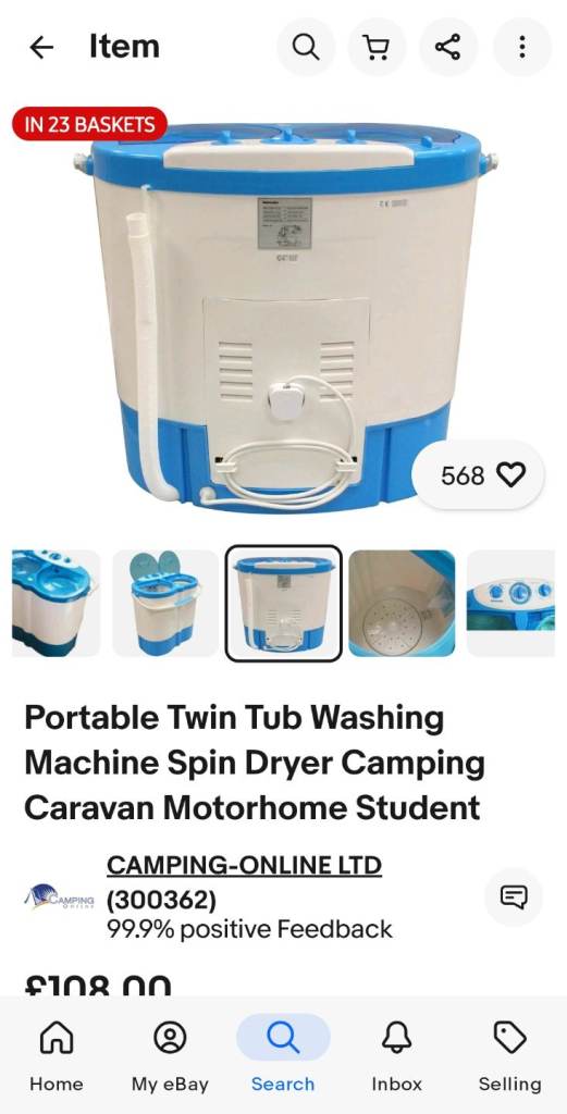 Portable washjng machine