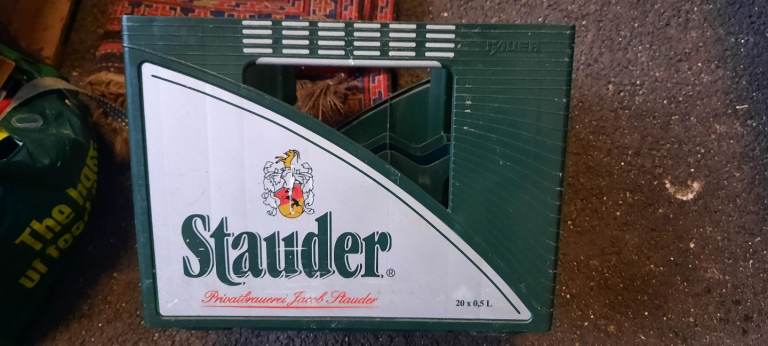 Plastic beer crate steps 