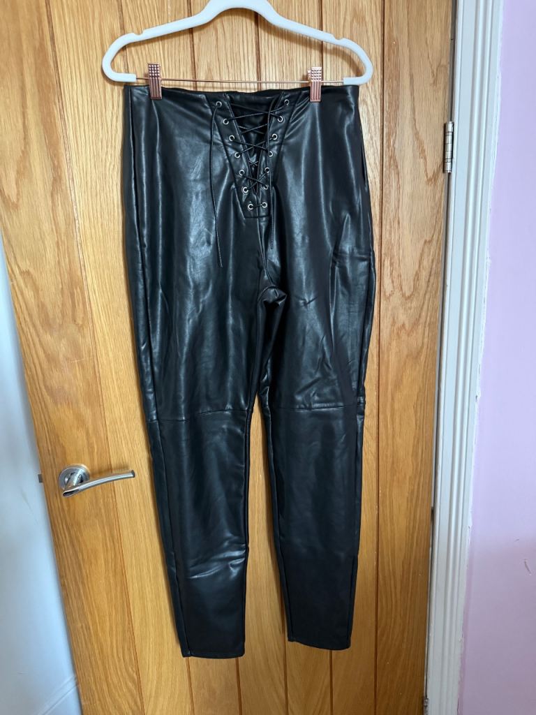 Calzedonia fake leather leggings size L