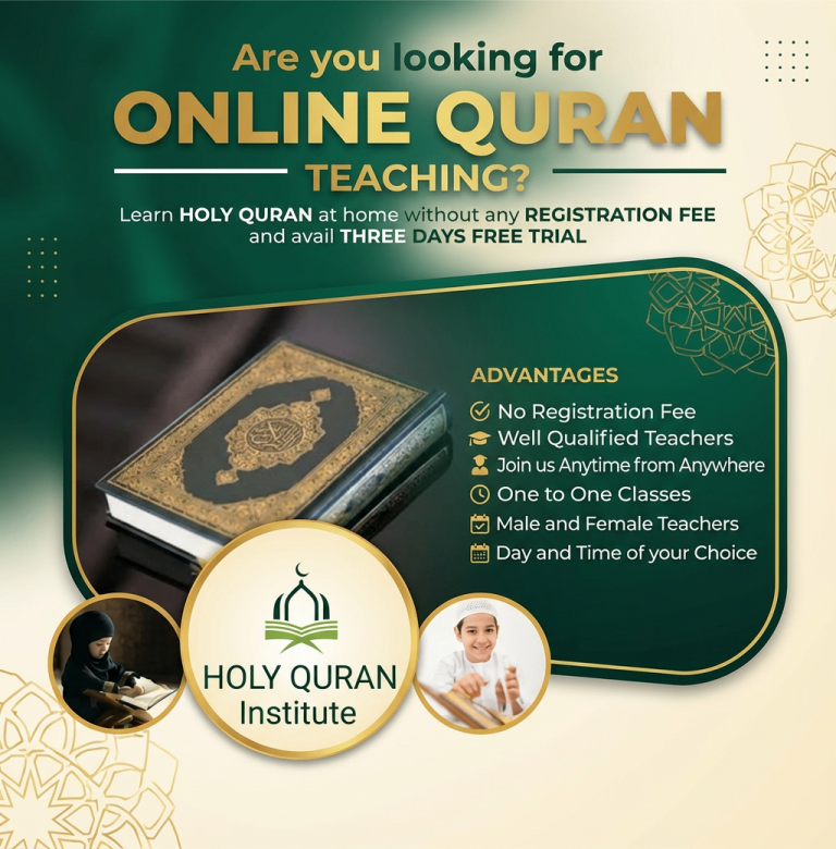 I will provide online Quran, Tajweed, Arabic & Islamic Studies tutoring
