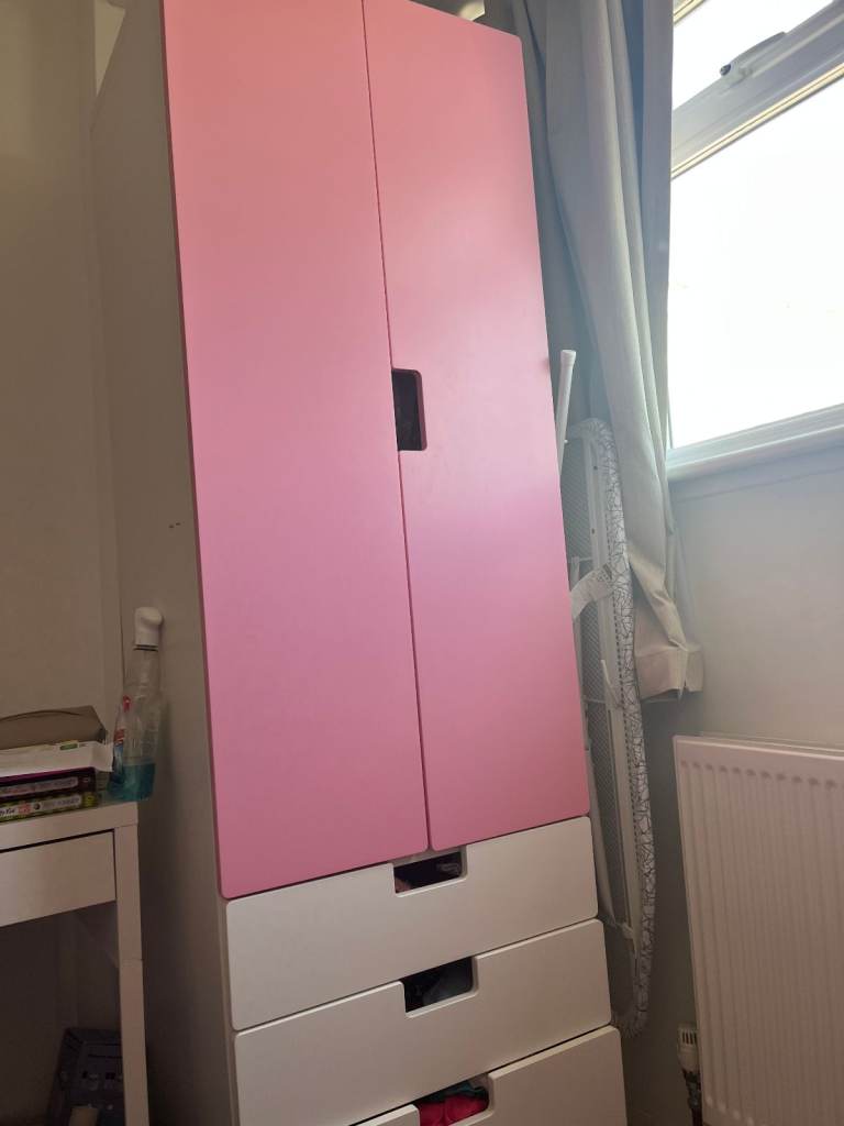 Ikea Stuva Toddler Wardrobe and Book/Toy/Clothes Cupboard