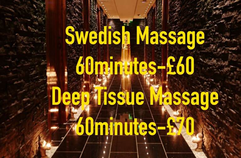 Professional Full Body Deep Tissue, Swedish Massage in Central London