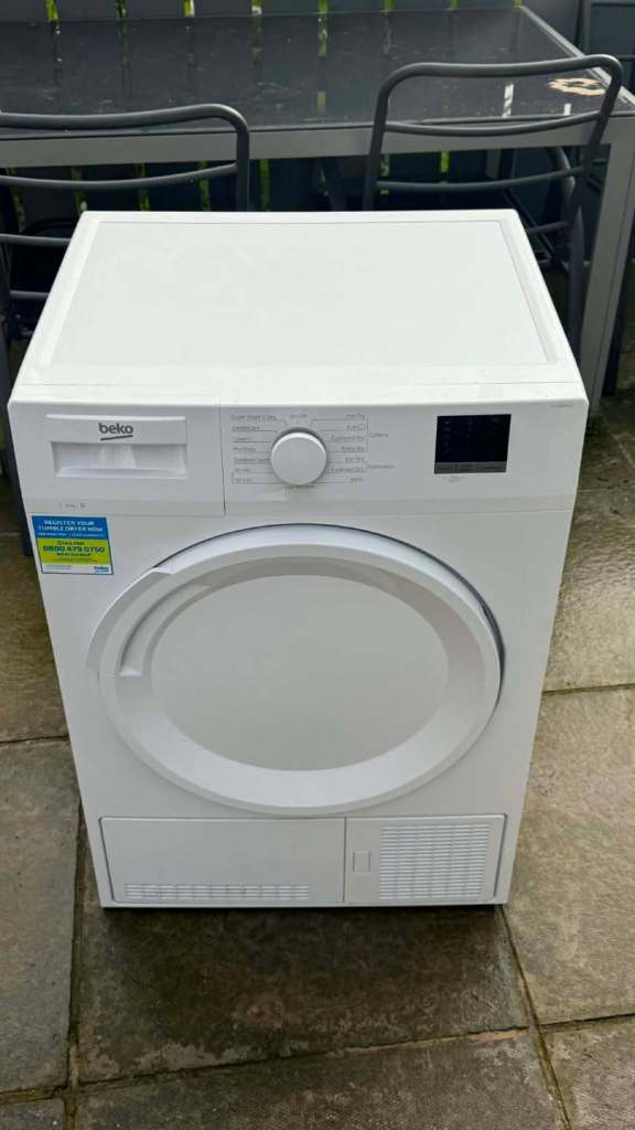 8kg Beko condenser dryer 