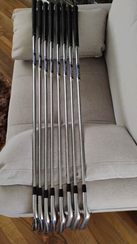 Mizuno MP60 Grain Flow Forged irons right handed with project x rifle shafts 3 to pw