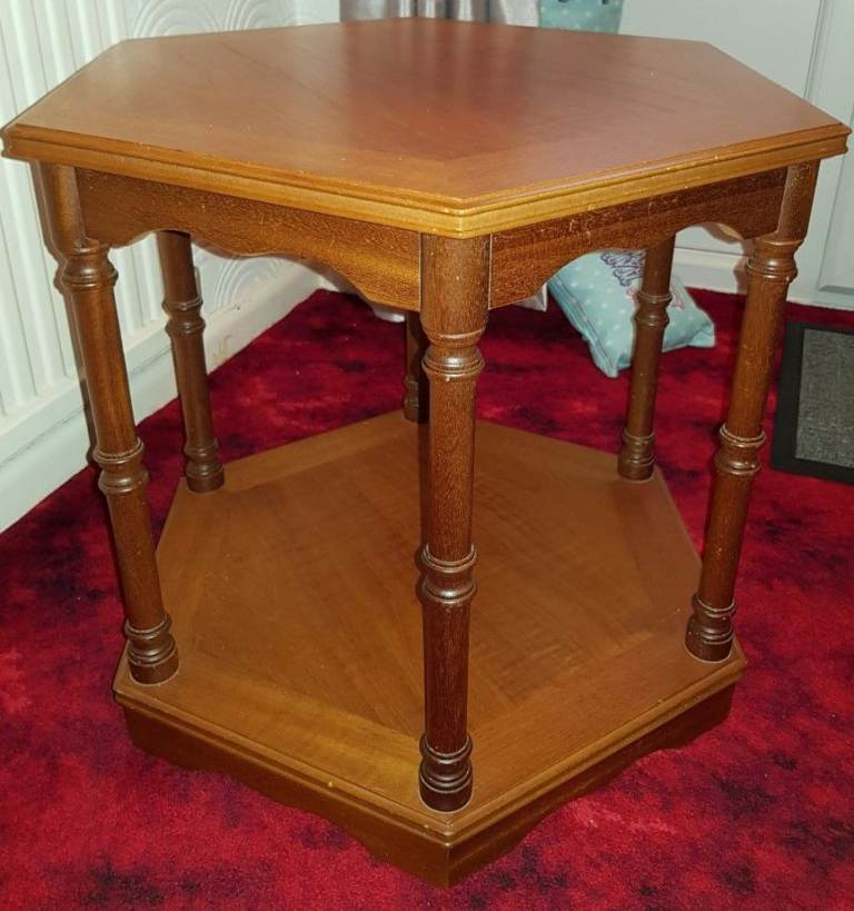 Hexagon Side Table