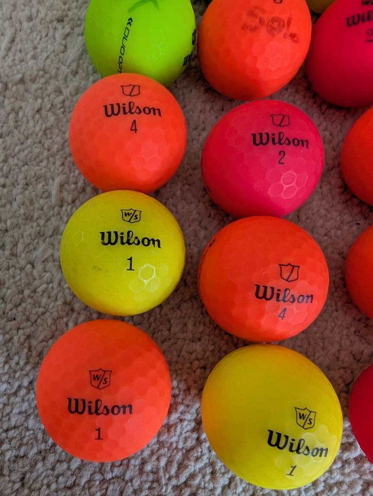 Wilson Matte Duo Soft & Duo Optix Golf Balls (x20 Balls)