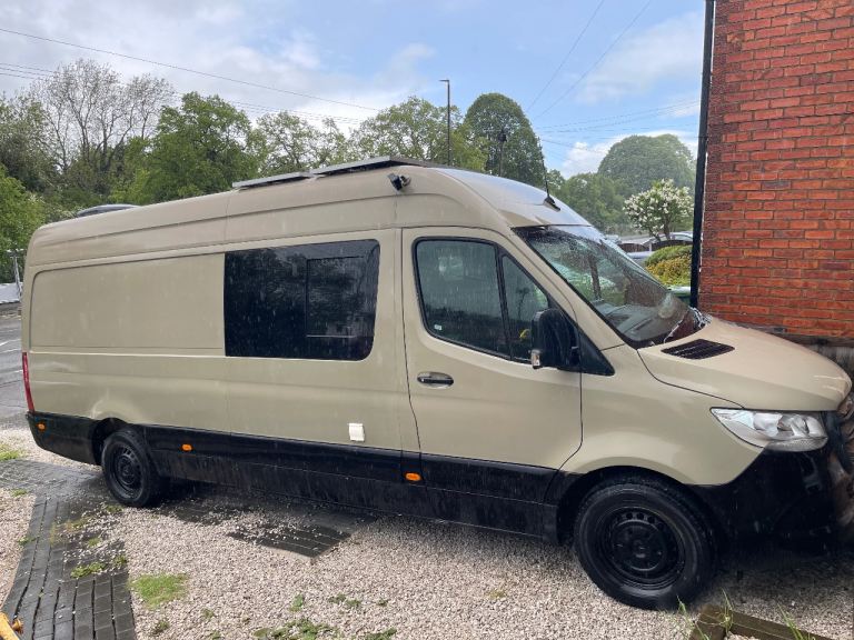 2018 (68 Plate) Mercedes Benz Sprinter LWB Camper van. Part conversion. SOLAR ! 