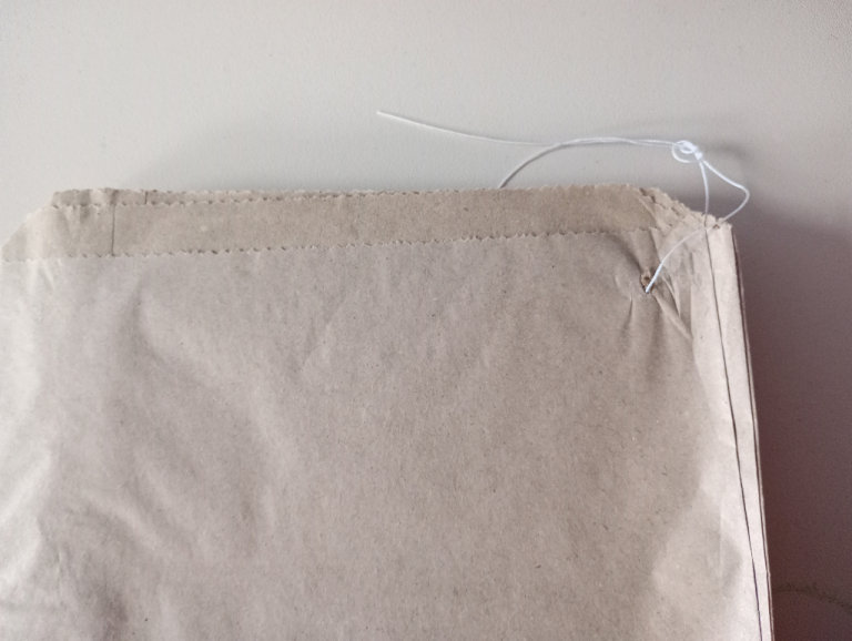 Brown paper bags for packing snacks available 