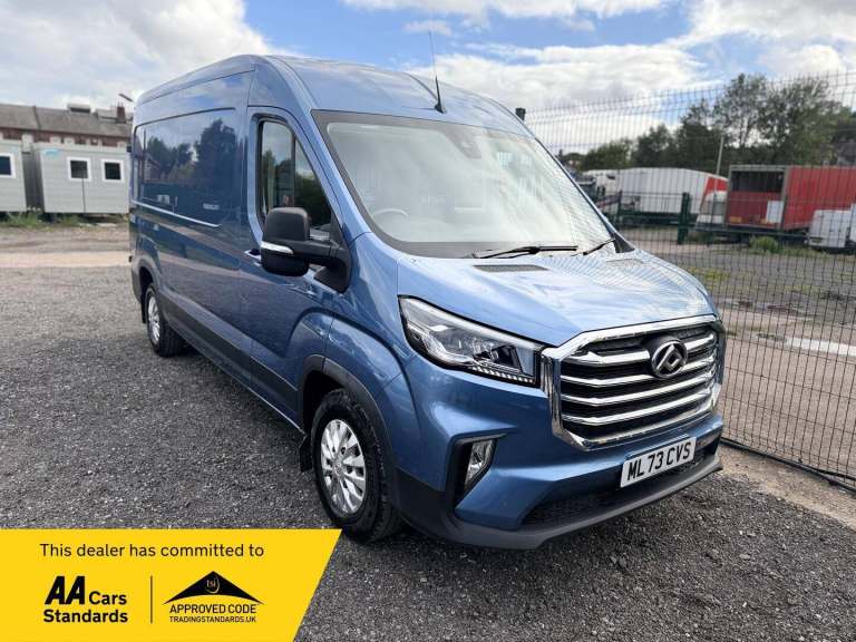 2023 Maxus Deliver 9 2.0 D20 150 Lux High Roof Van PANEL VAN DIESEL Manual