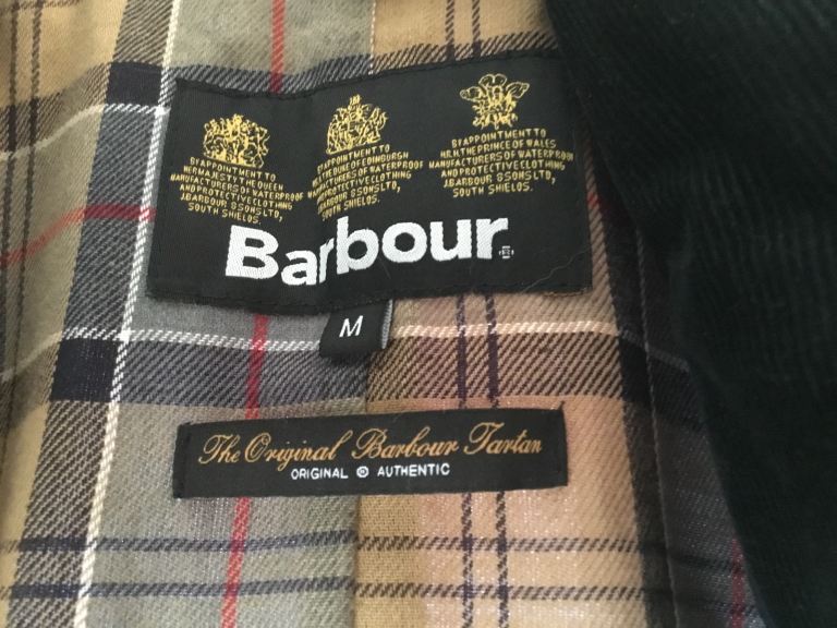 Barbour men’s wax jacket