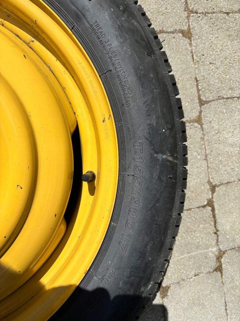 Space saver wheel T155/90D17