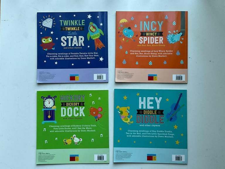 4 x Children’s Books Lots of Nursery Rhymes Lovely Condition.