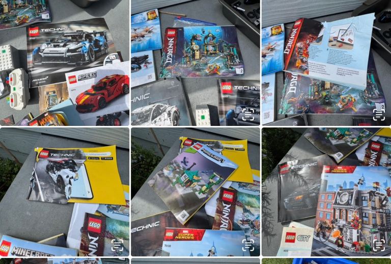 Huge Lego bundle , see photos , Batman ,Porsche,instructions minifigs