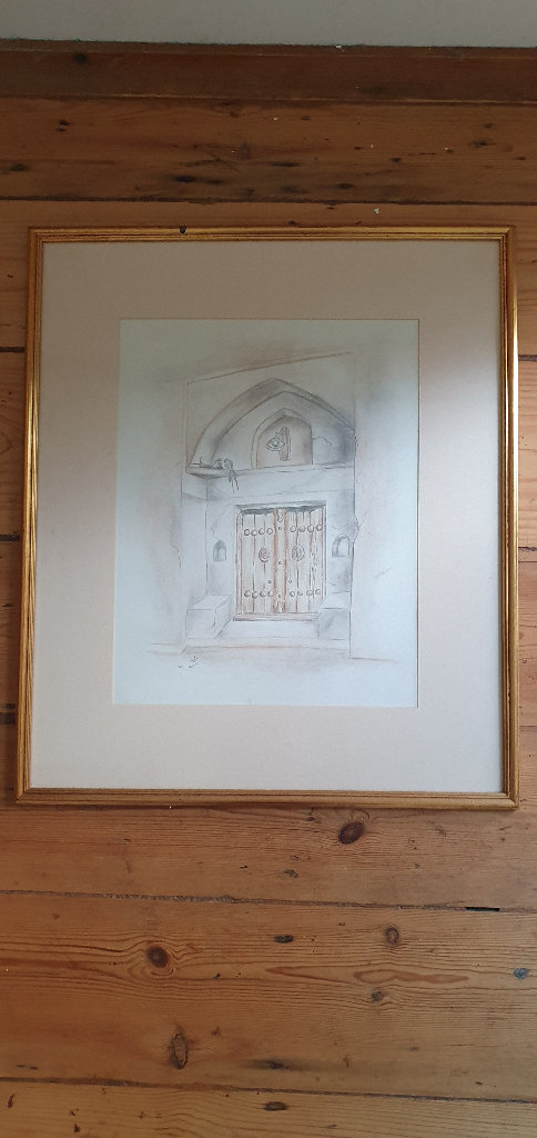 Framed Painting with Artist Signature
