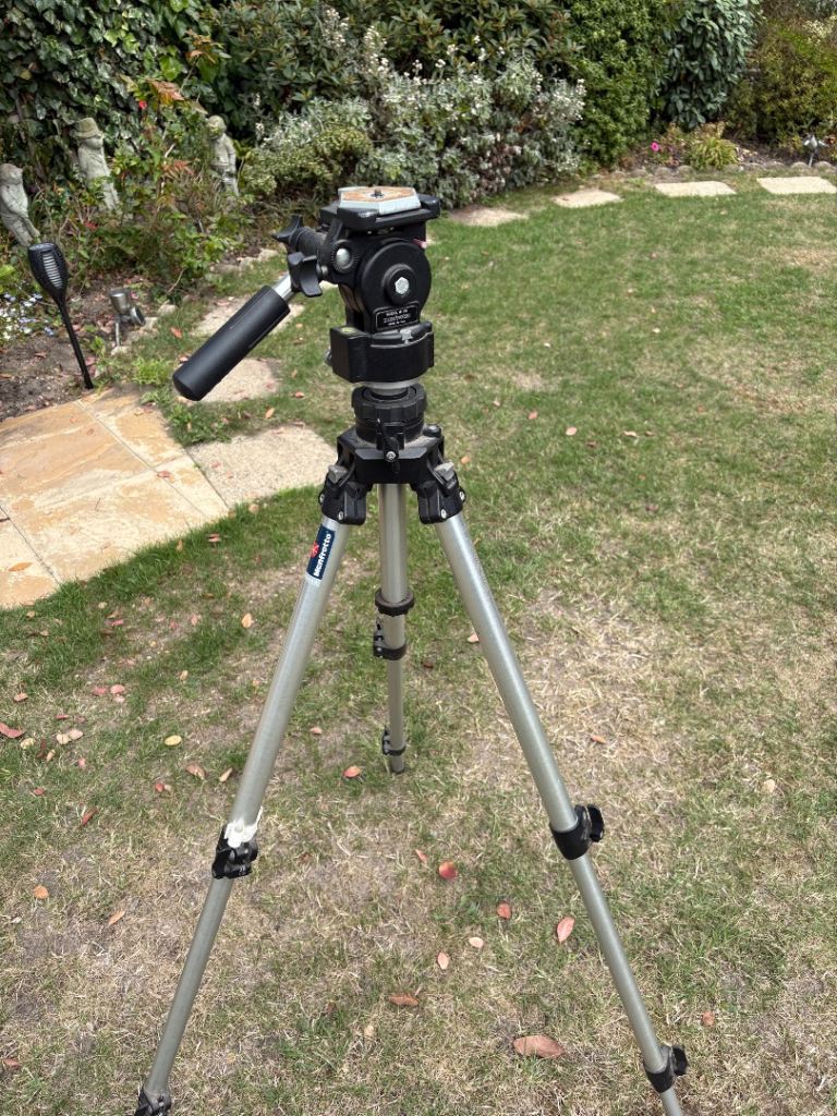 Used Manfrotto 136 camera tripod