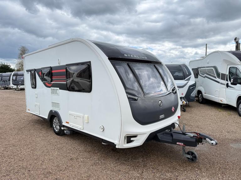 2016 STERLING ECCLES 480 ALDE - 2 BERTH TOURING CARAVAN - FULL END WASHROOM