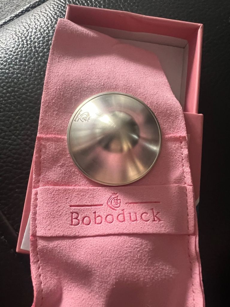 Boboduck Silver Nipple Shields, 999 Silver Cups for Breastfeeding,