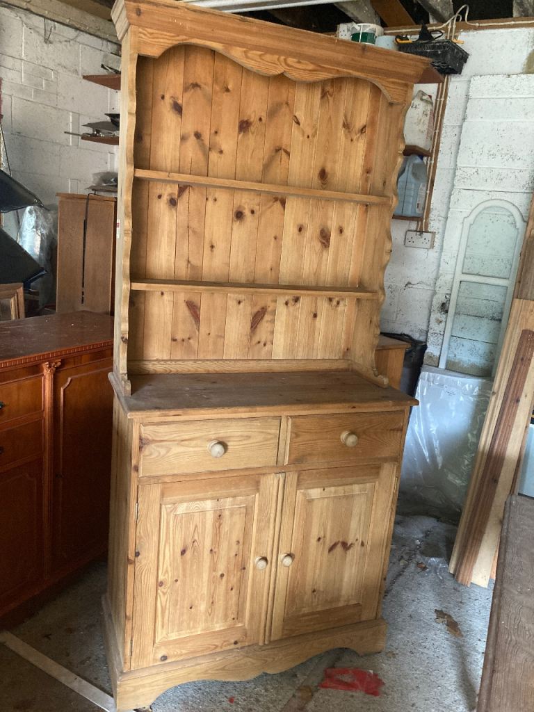 Old looking waxed pine dresser