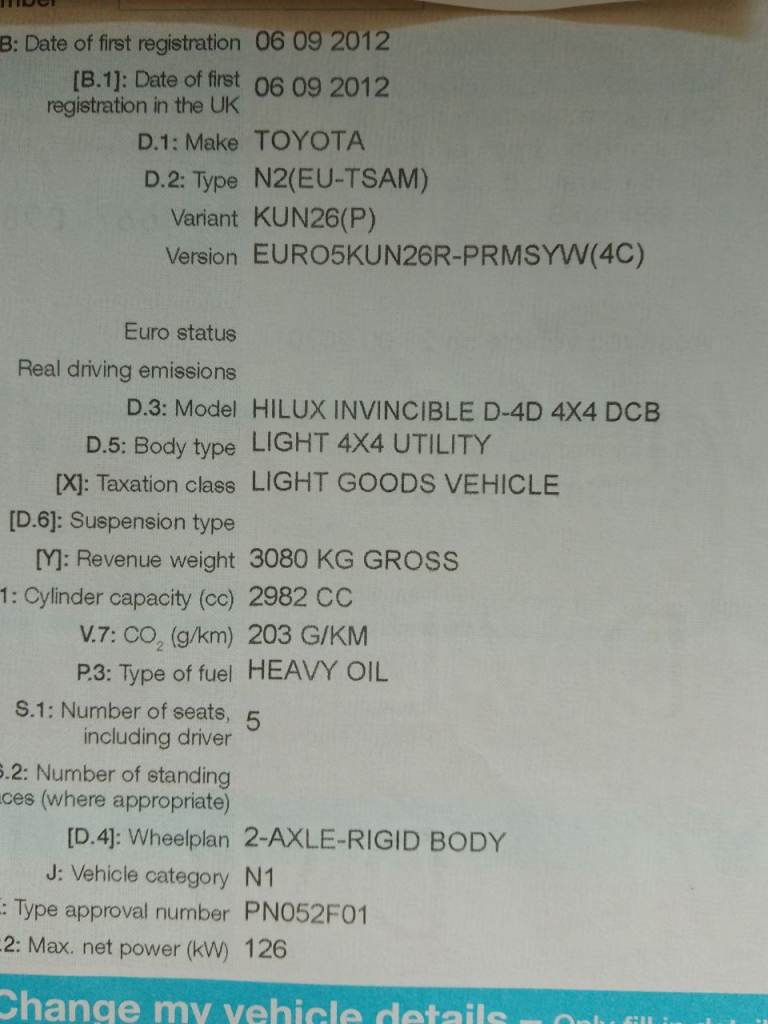 TOYOTA HILUX FOR SALE 