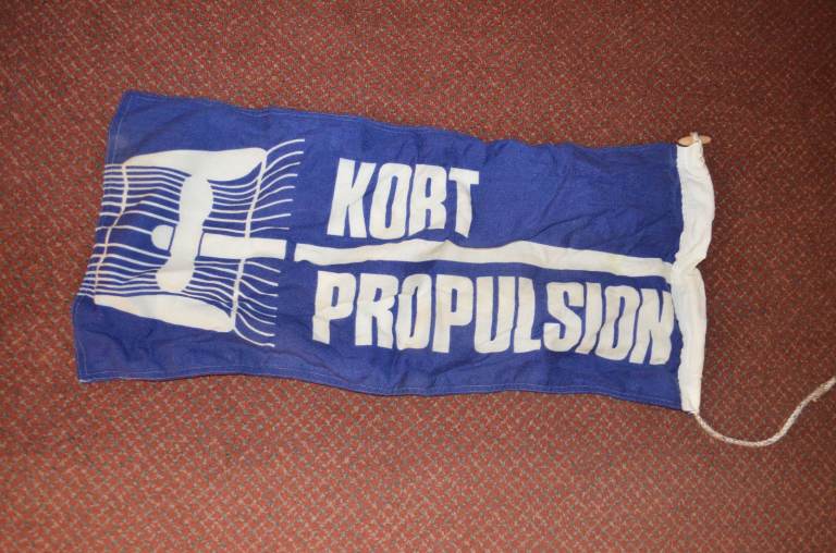 Vintage KORT PROPULSION Motor Boat Pennant Flag Yacht Boat Sailing Propeller