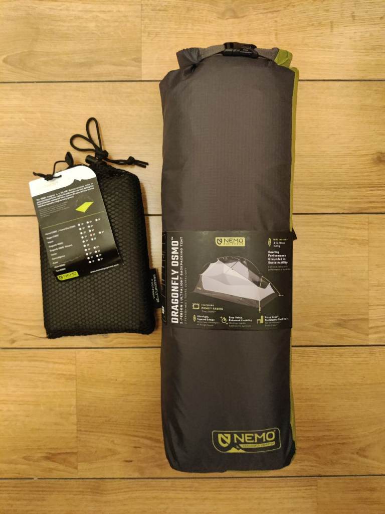image for Brand New Nemo Dragonfly OSMO™ 2-Person Tent + Footprint – Incredibly Light & Spacious!