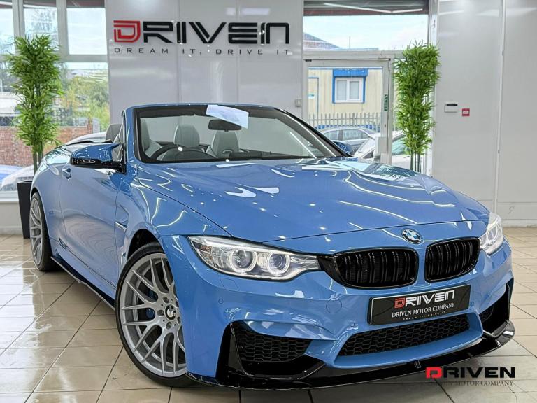 HUGE SPEC! BMW M4 CONVERTIBLE 3.0 DCT + YAS MARINA BLUE + XENONS +FREE DELIVERY