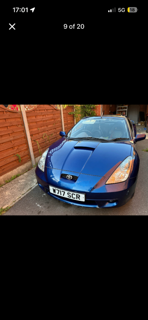 Toyota, CELICA, Hatchback, 2000, Manual, 1794 (cc), 3 doors