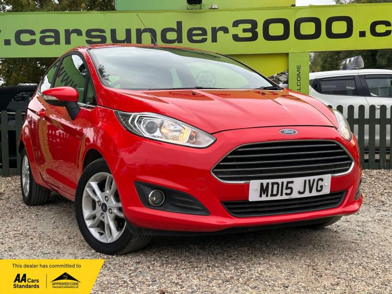 2015 Ford Fiesta 1.25 82 Zetec 3dr HATCHBACK PETROL Manual
