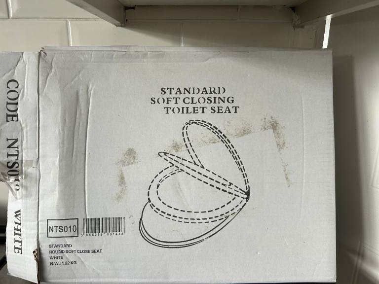 image for Brand New White Toilet Seat