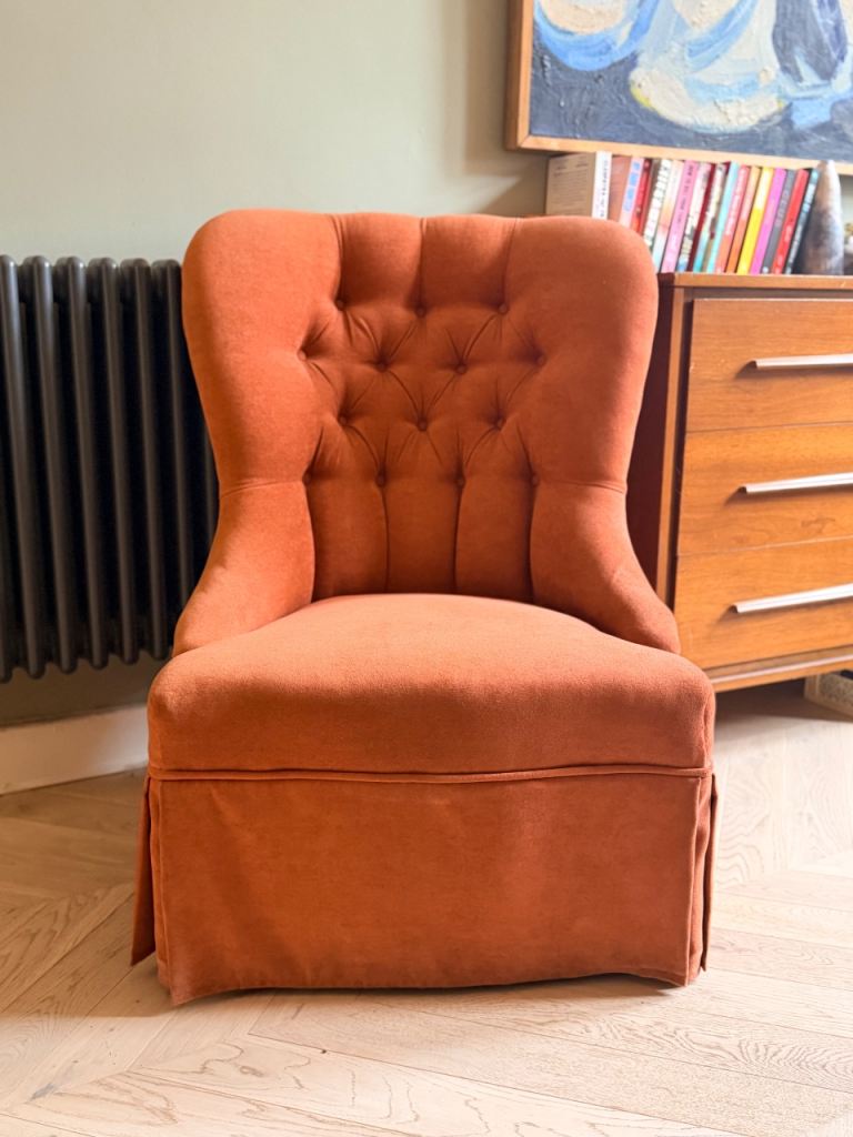 Coral bedroom chair 