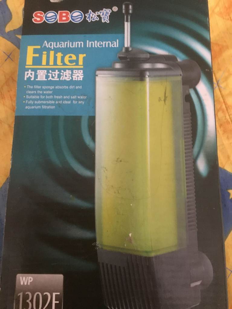 AQUARIUM , INTERNAL FILTER ( LIKE NEW )