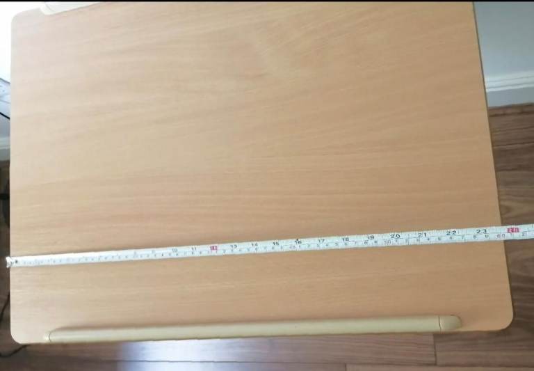 4 wheels adjustable height side table