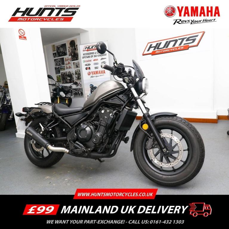 2018 '18 Honda CMX500 Rebel. Heated Grips & More. A2 Licence Legal Bobber. £3595