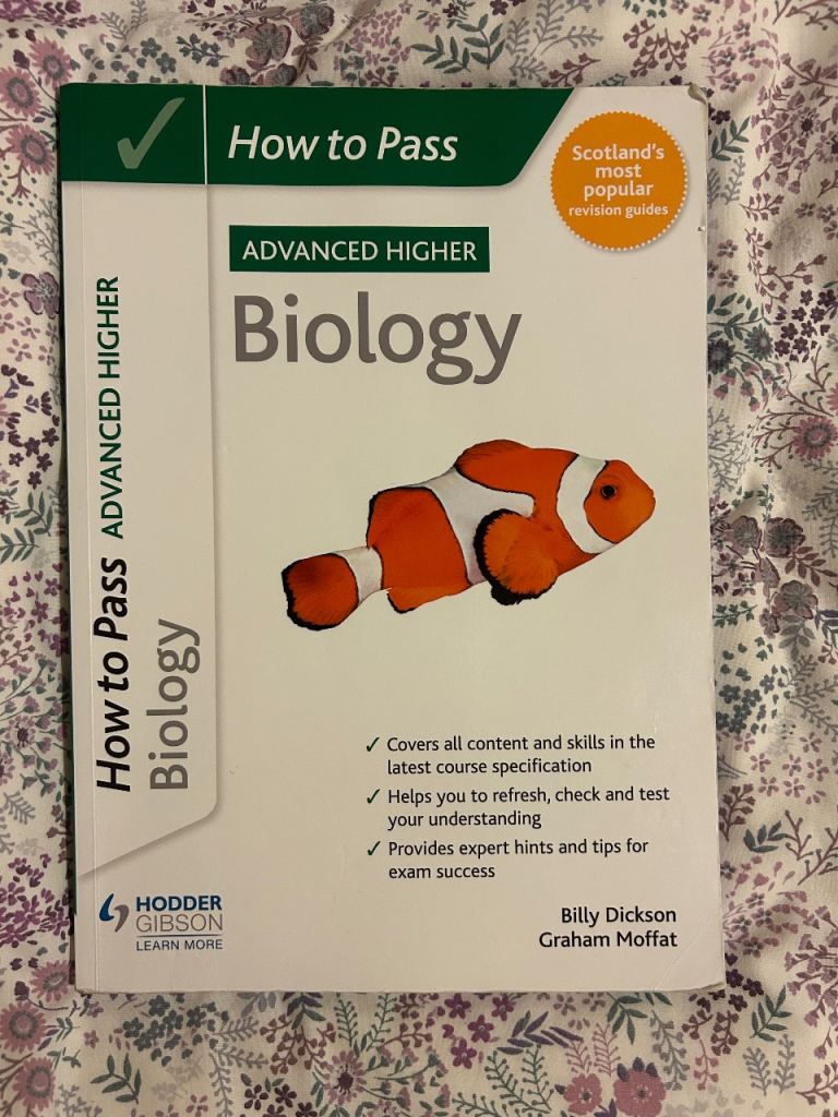 How to Pass SQA Advanced Higher Biology