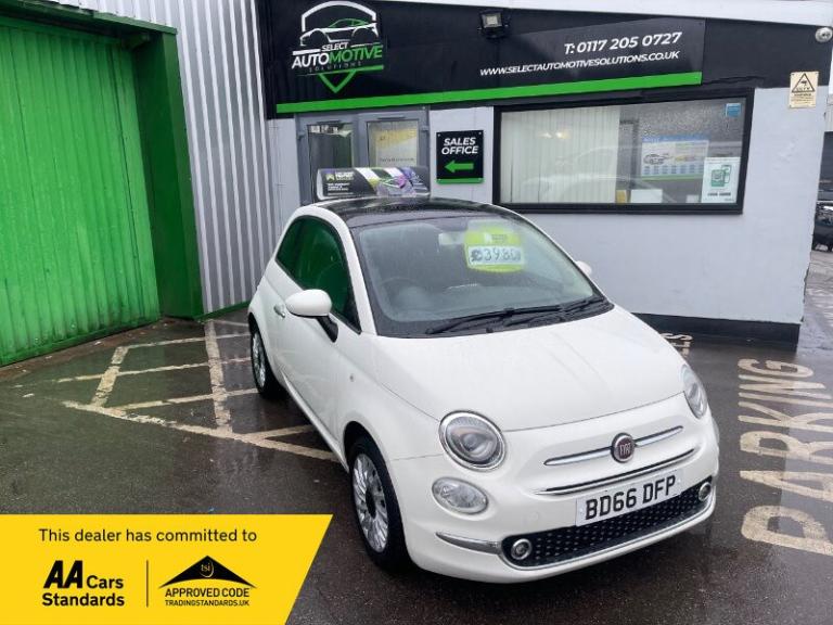 2016 Fiat 500 1.2 Lounge Hatchback 3dr Petrol Manual Euro 6 (s/s) (69 bhp)