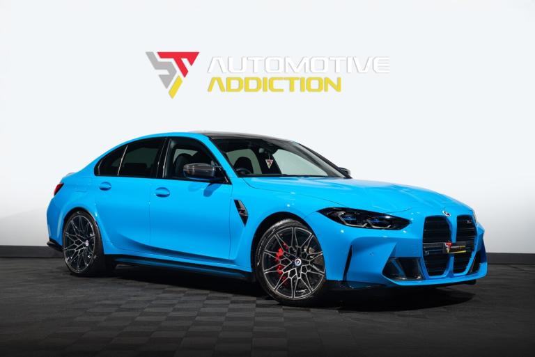 2023 BMW M3 G80 Competition Saloon M-Steptronic Auto xDrive | Porsche Mexico Blue | SALOON Petrol...
