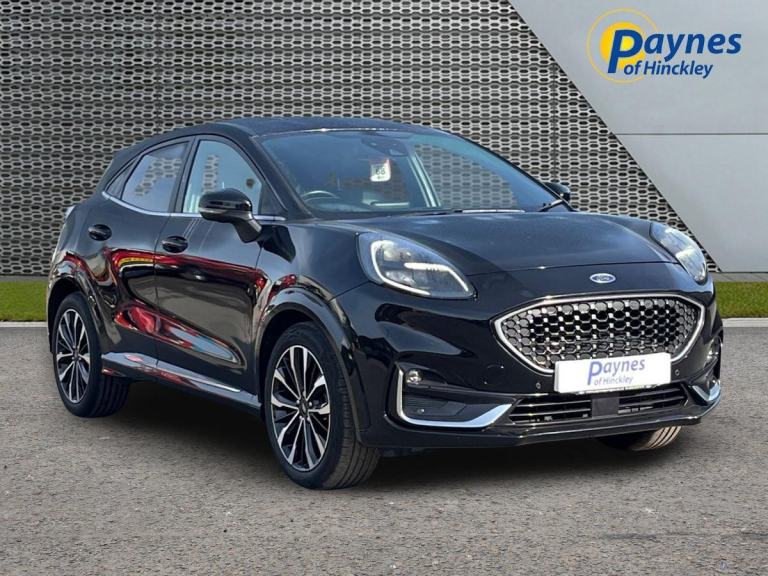 2023 Ford Puma ST-Line Vignale 5 Dr 1.0L 155ps mHEV 6 Spd Agate Black LEATHER