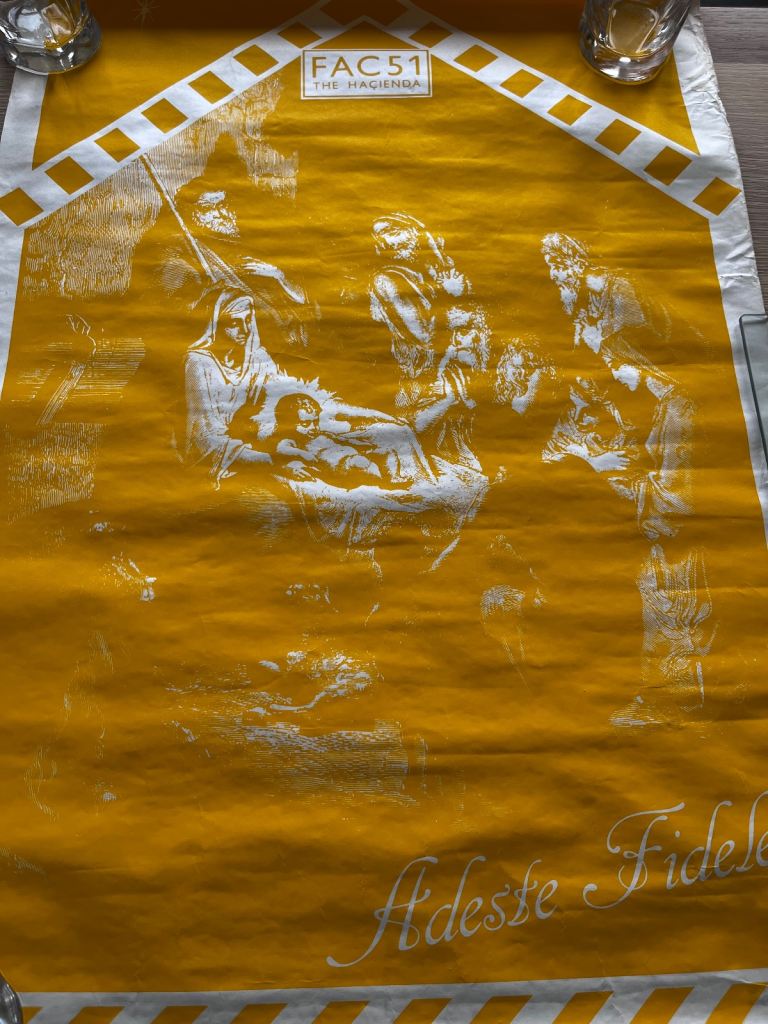FAC 51 Haçienda Christmas Poster - 1983