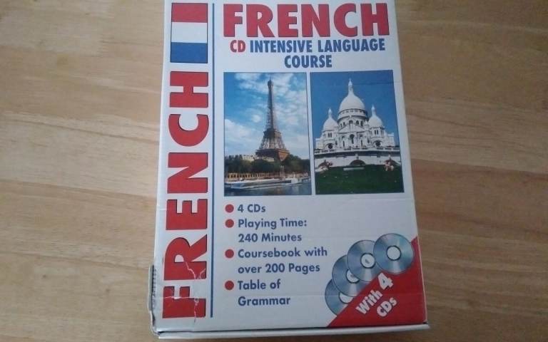 French CD Intensive Language Course with Book and 4 CDs