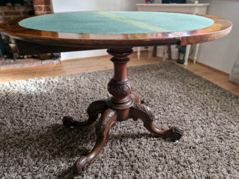 Antique card table