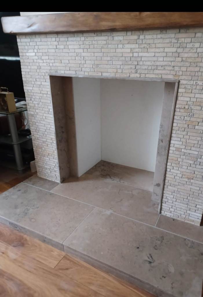 Slate Hearths Mantles Beams Fireplace Stone Cladding , £365.00 for Sale